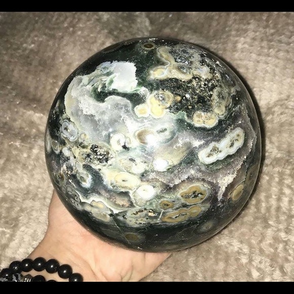 Other - Stunning 5.5 lb Ocean Jasper Sphere